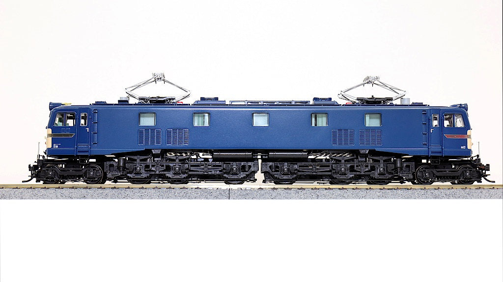 天賞堂 [72024] EF58形電気機関車 大窓 青/クリーム P型 ビニ