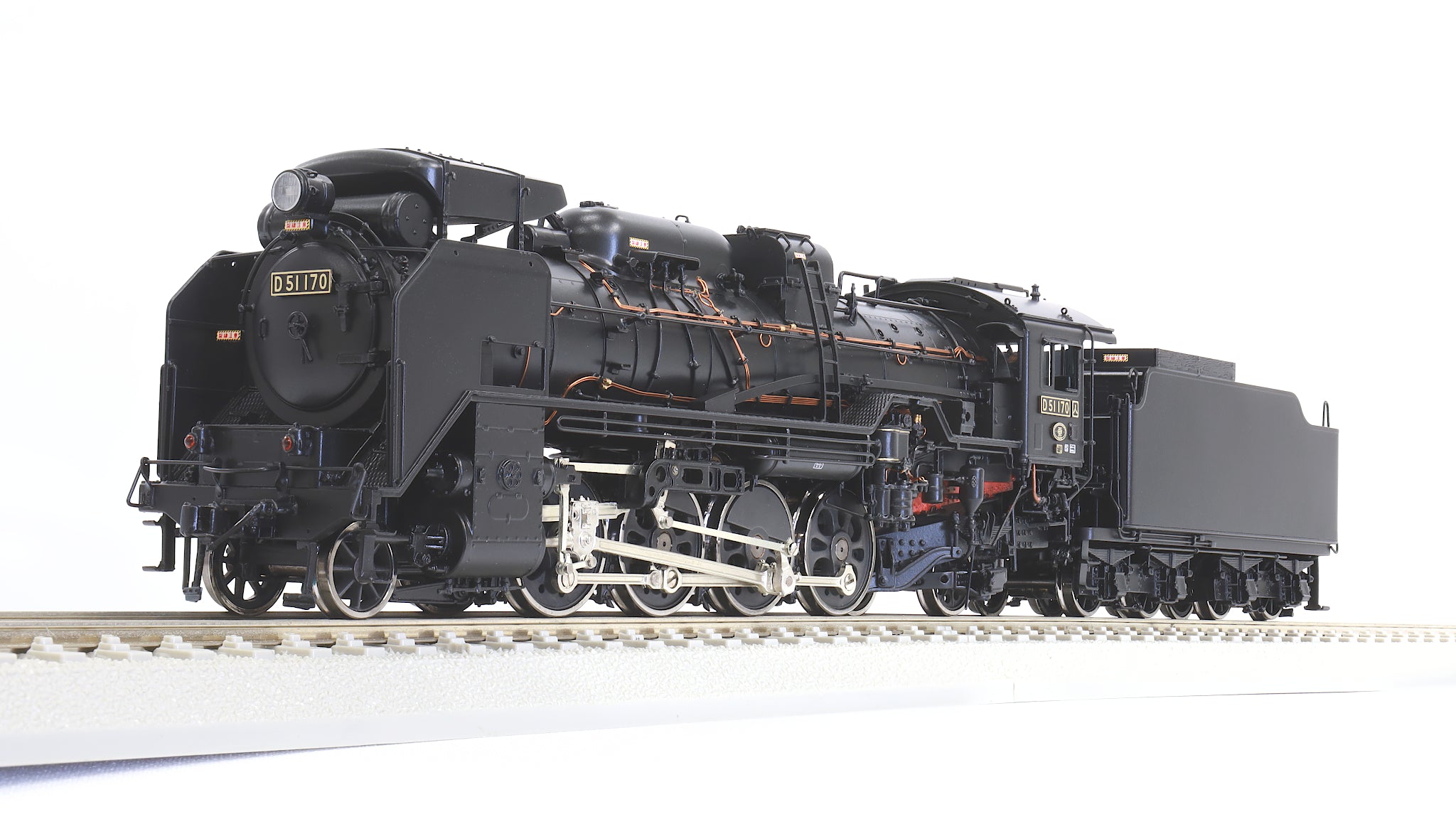 天賞堂 [11100] D51形蒸気機関車 170号機 肥薩線重装備仕様 (1:80 16.5mm/HOゲージ 動力車)
