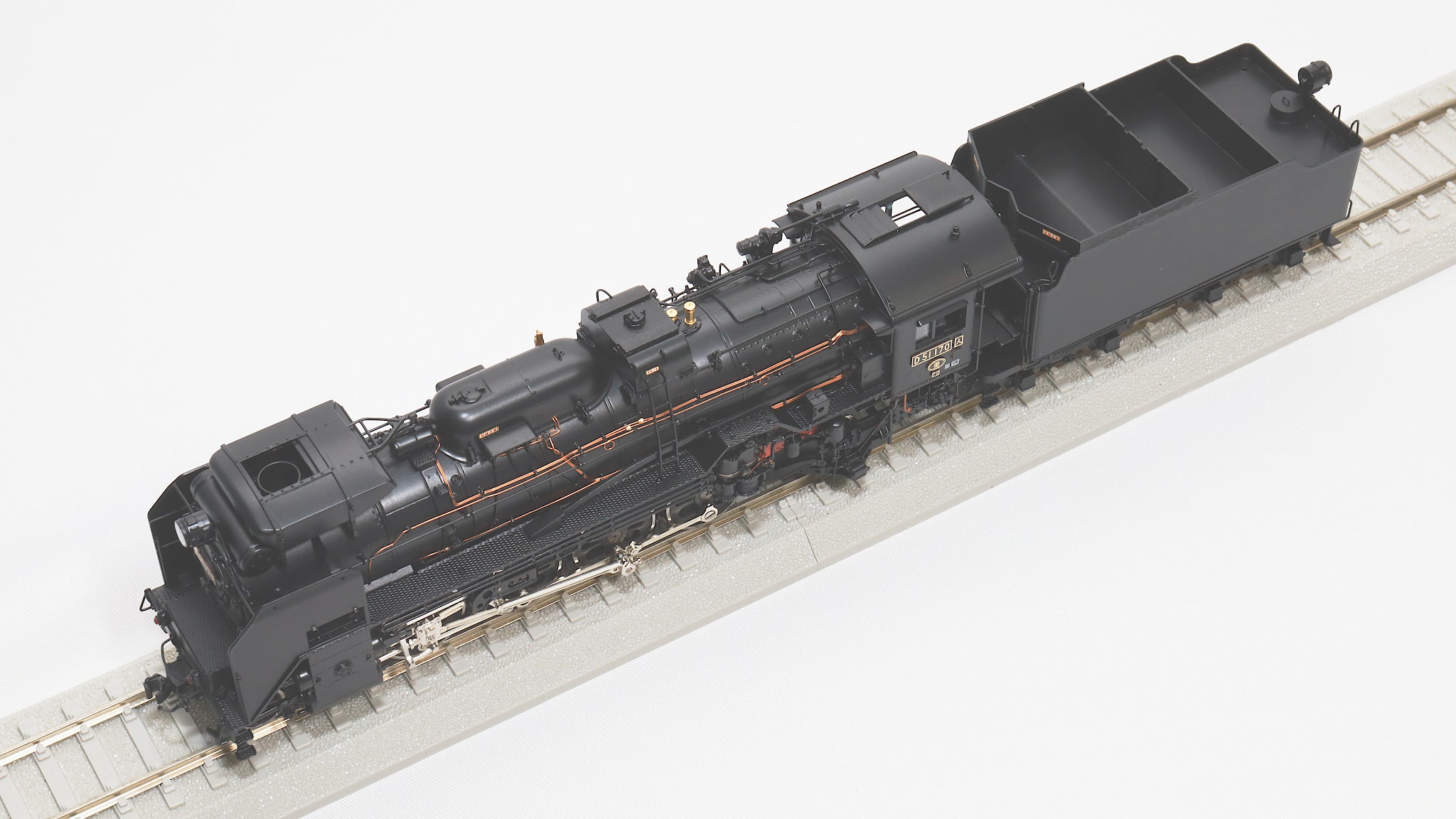 天賞堂 [11100] D51形蒸気機関車 170号機 肥薩線重装備仕様 (1:80 16.5mm/HOゲージ 動力車)