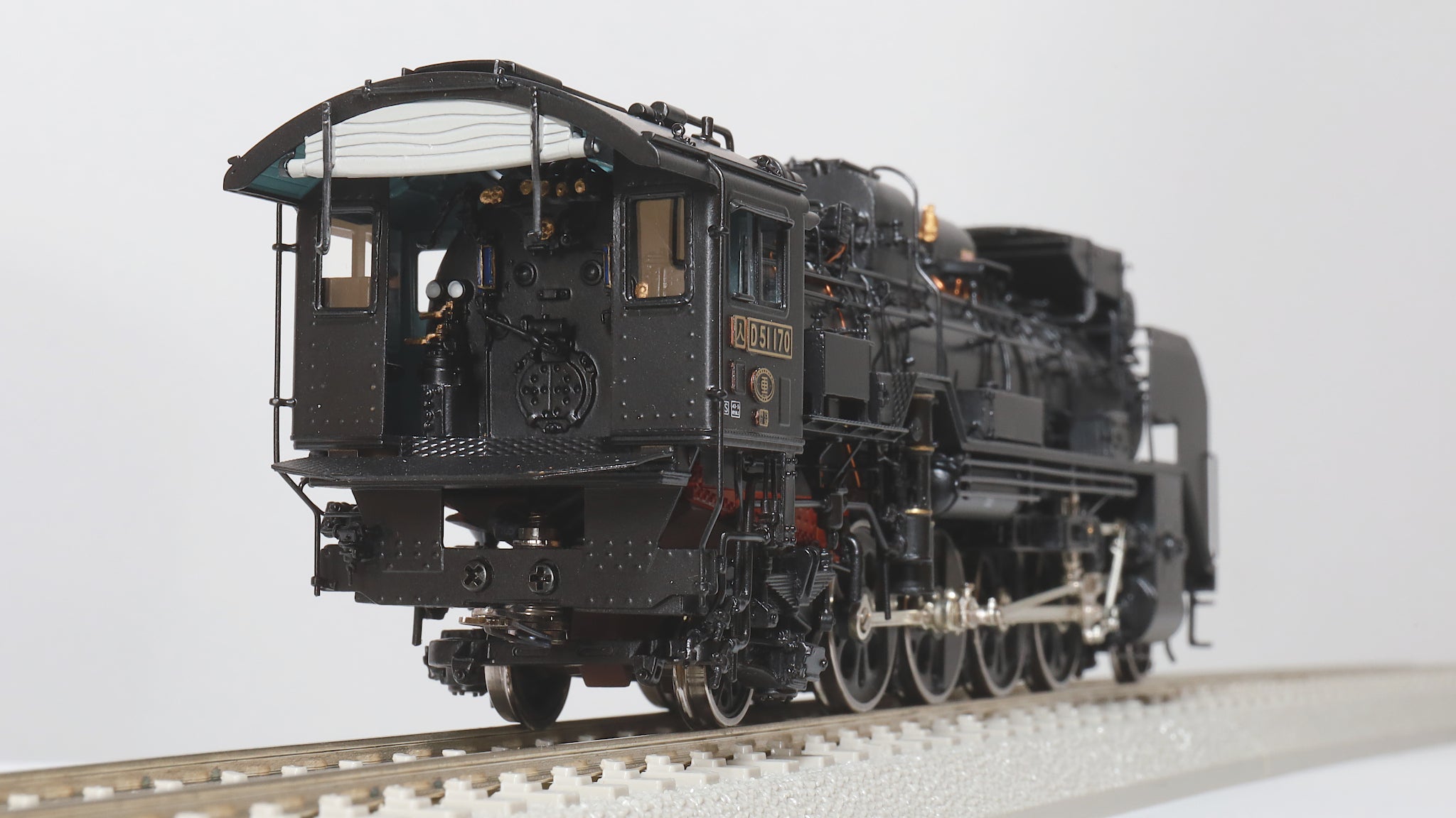 天賞堂 [11100] D51形蒸気機関車 170号機 肥薩線重装備仕様 (1:80 16.5mm/HOゲージ 動力車)