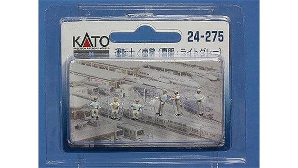 KATO [24-275] 運転士/車掌 (夏服・ライトグレー) (Nゲージ  人形)