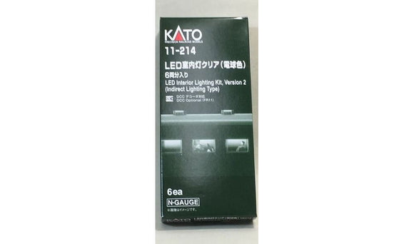 KATO [11-214] LED室内灯クリア　電球色　6両分入り (Nゲージ パーツ)