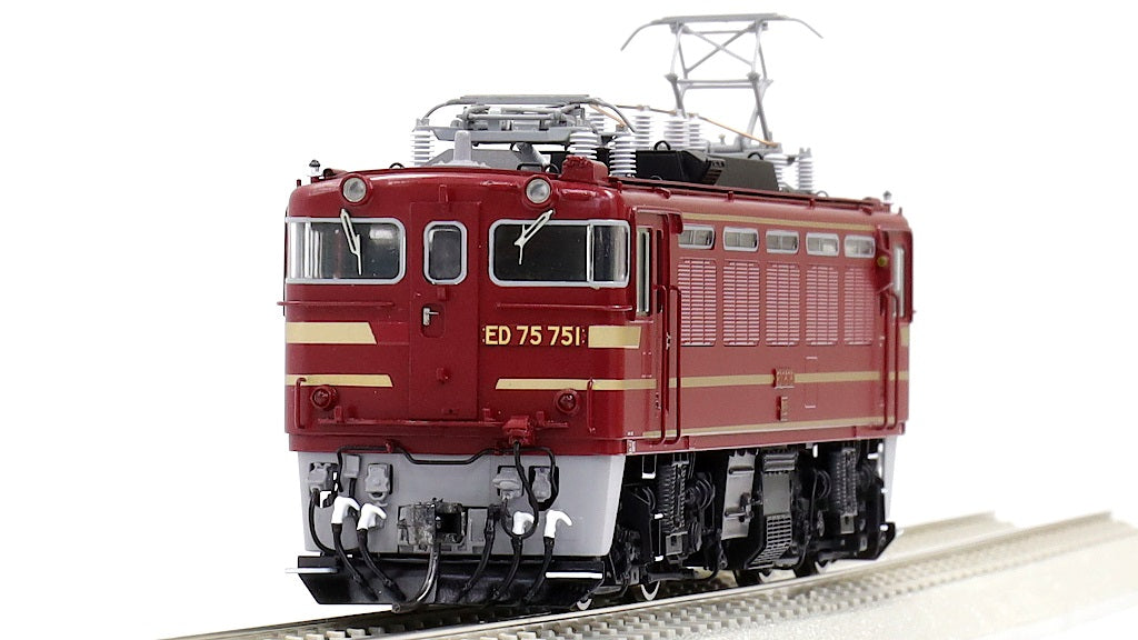 天賞堂 [12084] ED75形電気機関車 751号機 オリエントサルーン色 (1:80 16.5mm/HOゲージ 動力車)